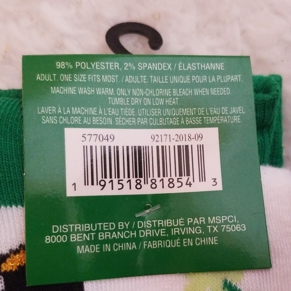 Lucky St. Patrick's Day Rainbow T & Sock Set - Picture 4 of 8